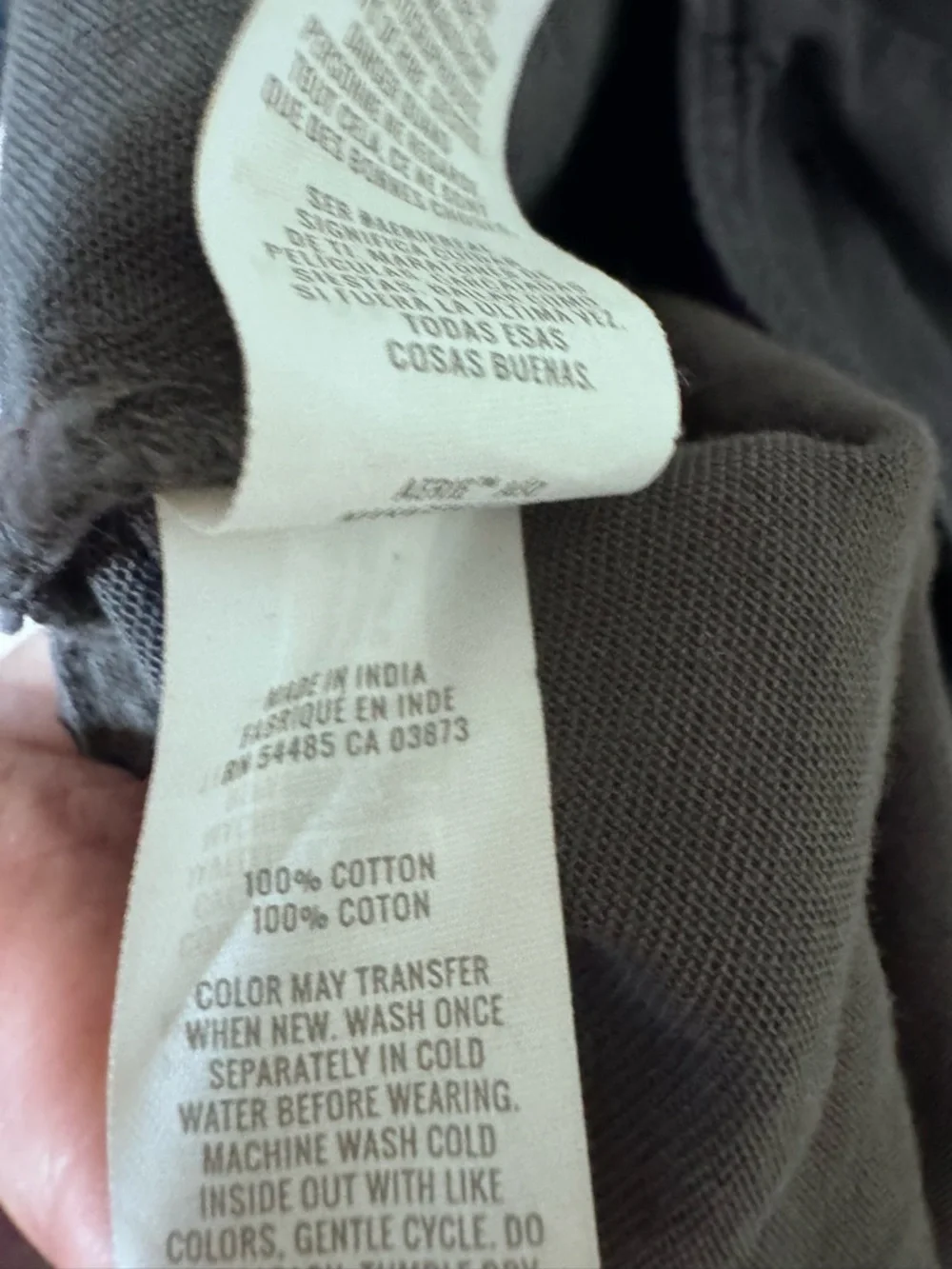 aerie Black Grey Denim Short Overalls - Picture 8 of 8